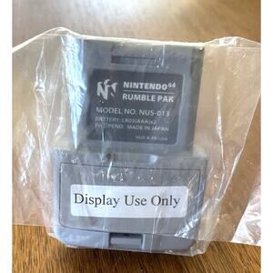 Kiosk DISPLAY USE ONLY Nintendo 64 Rumble Pak N64 BRAND NEW